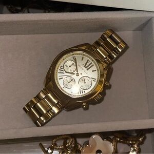 Michael Kors Gold Chronograph Watch